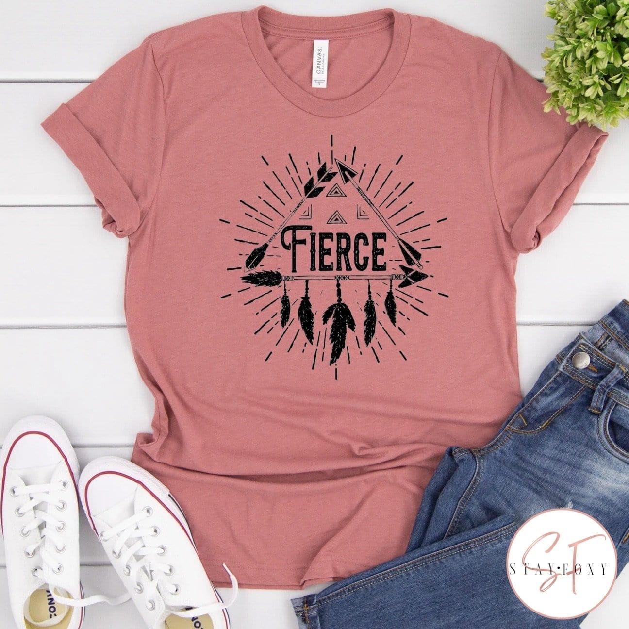 Fierce Graphic T #120-Graphic T-Stay Foxy Boutique, Florissant, Missouri
