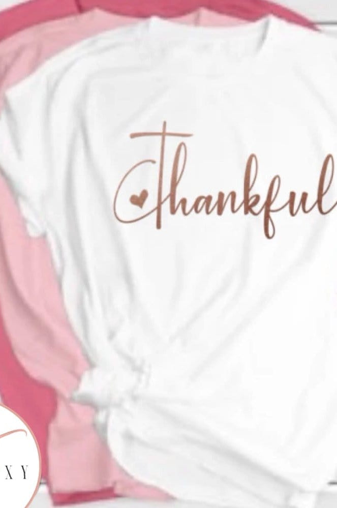 Thankful Graphic T-Graphic T-Stay Foxy Boutique, Florissant, Missouri