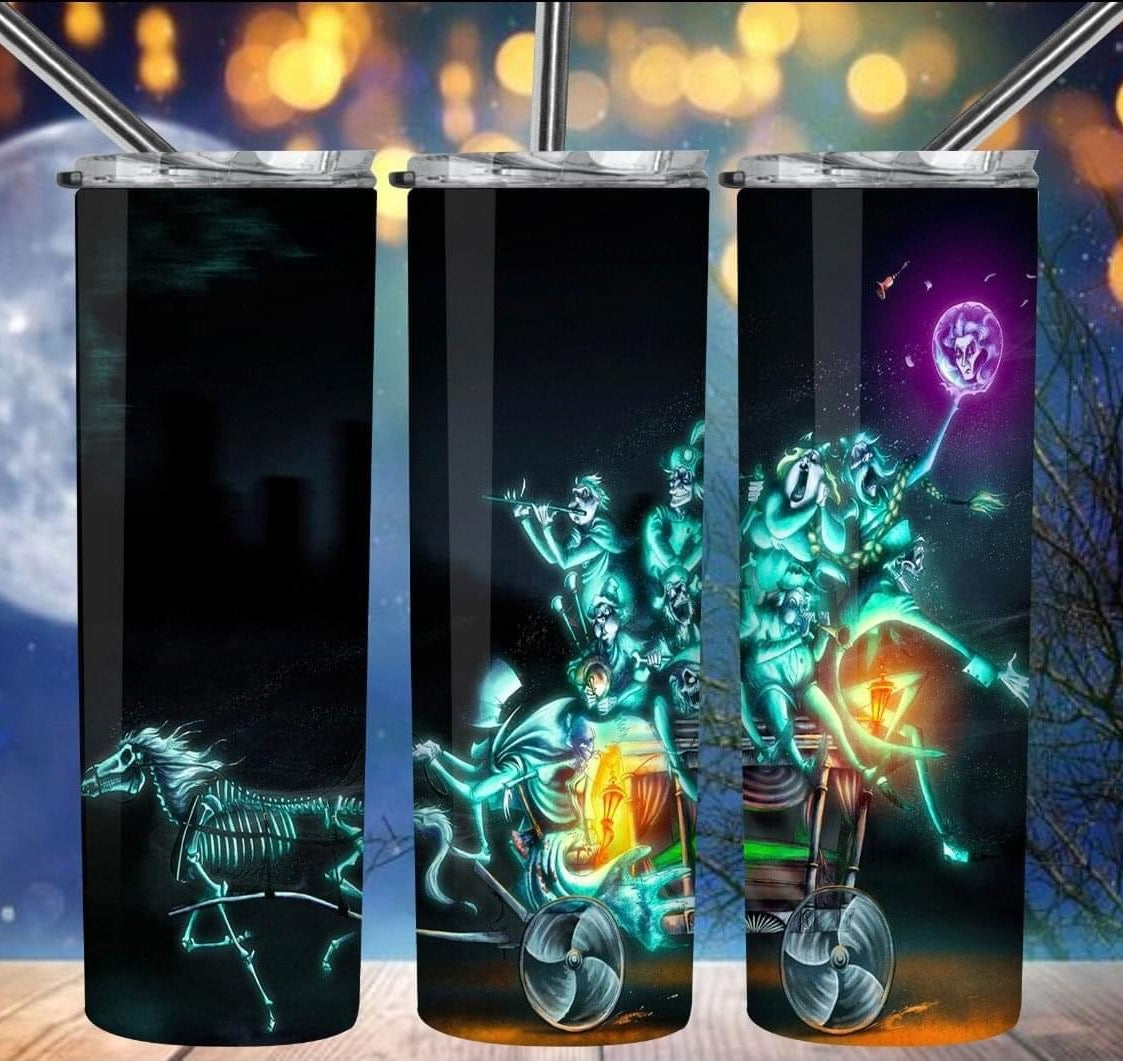 Glowing Hearse Tumbler-Drinkware-Stay Foxy Boutique, Florissant, Missouri