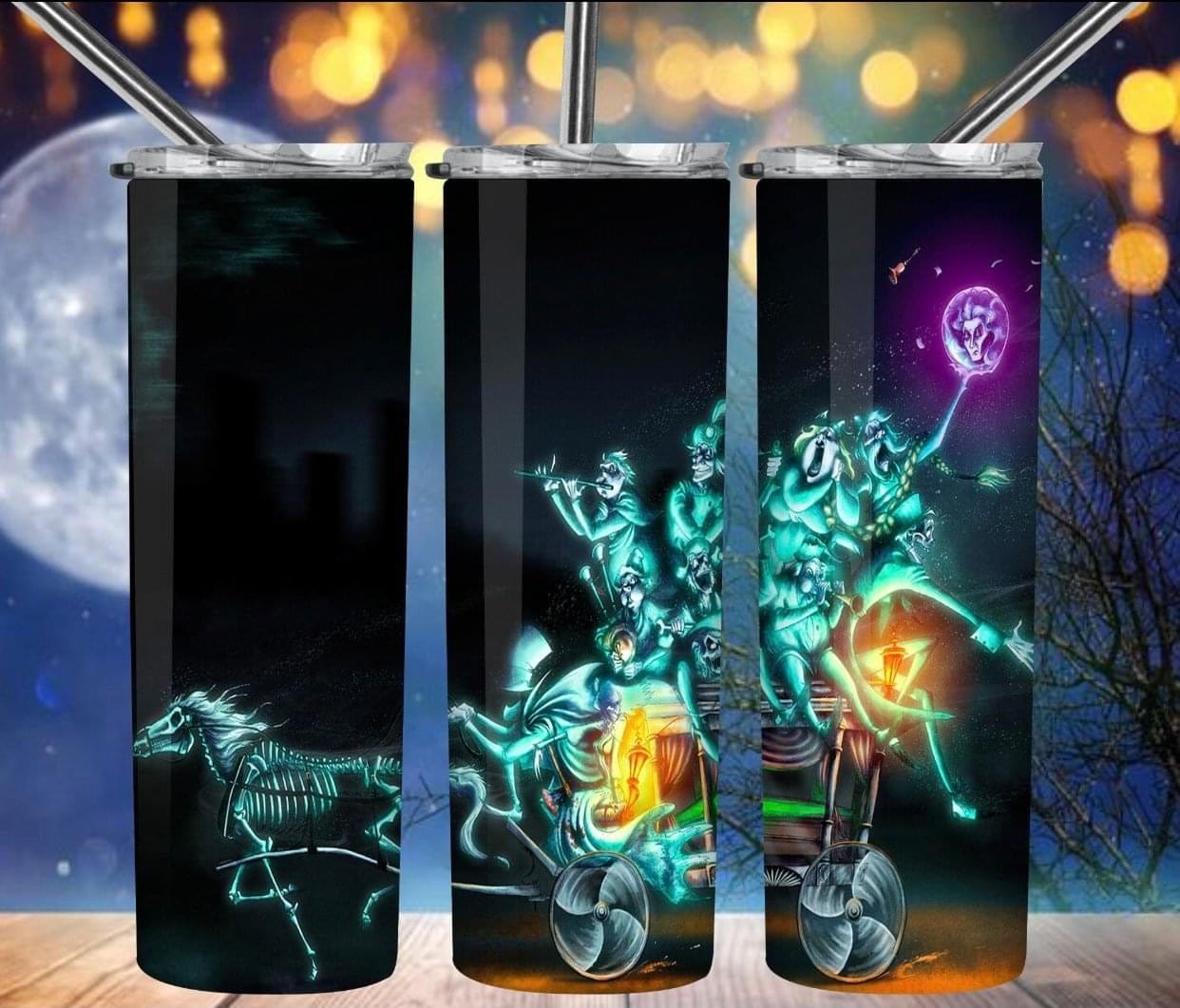 Glowing Hearse Tumbler-Drinkware-Stay Foxy Boutique, Florissant, Missouri