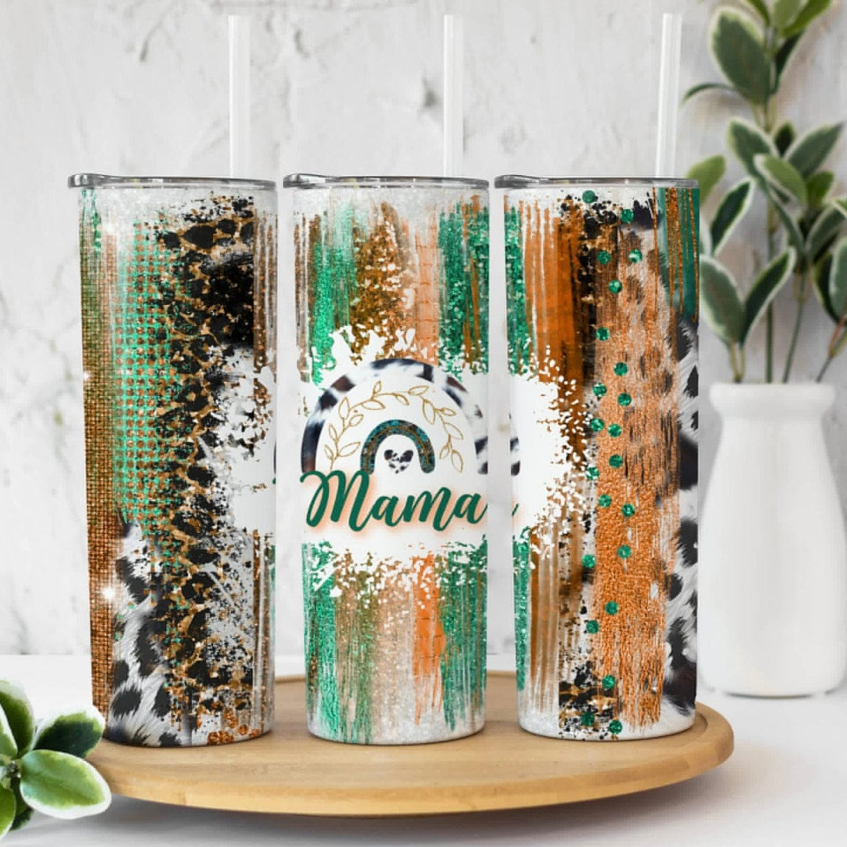 Earthtone Momma Tumbler-Stay Foxy Boutique, Florissant, Missouri