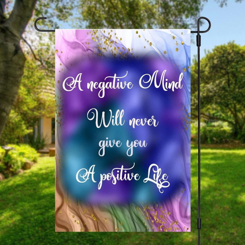 A Negative Mind Garden Flag-Stay Foxy Boutique, Florissant, Missouri