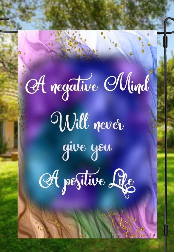 A Negative Mind Garden Flag-Stay Foxy Boutique, Florissant, Missouri