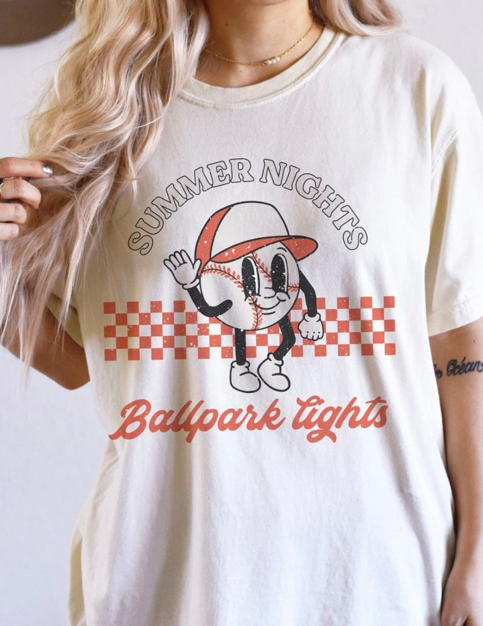 Summer Nights Graphic T-Graphic T-Stay Foxy Boutique, Florissant, Missouri