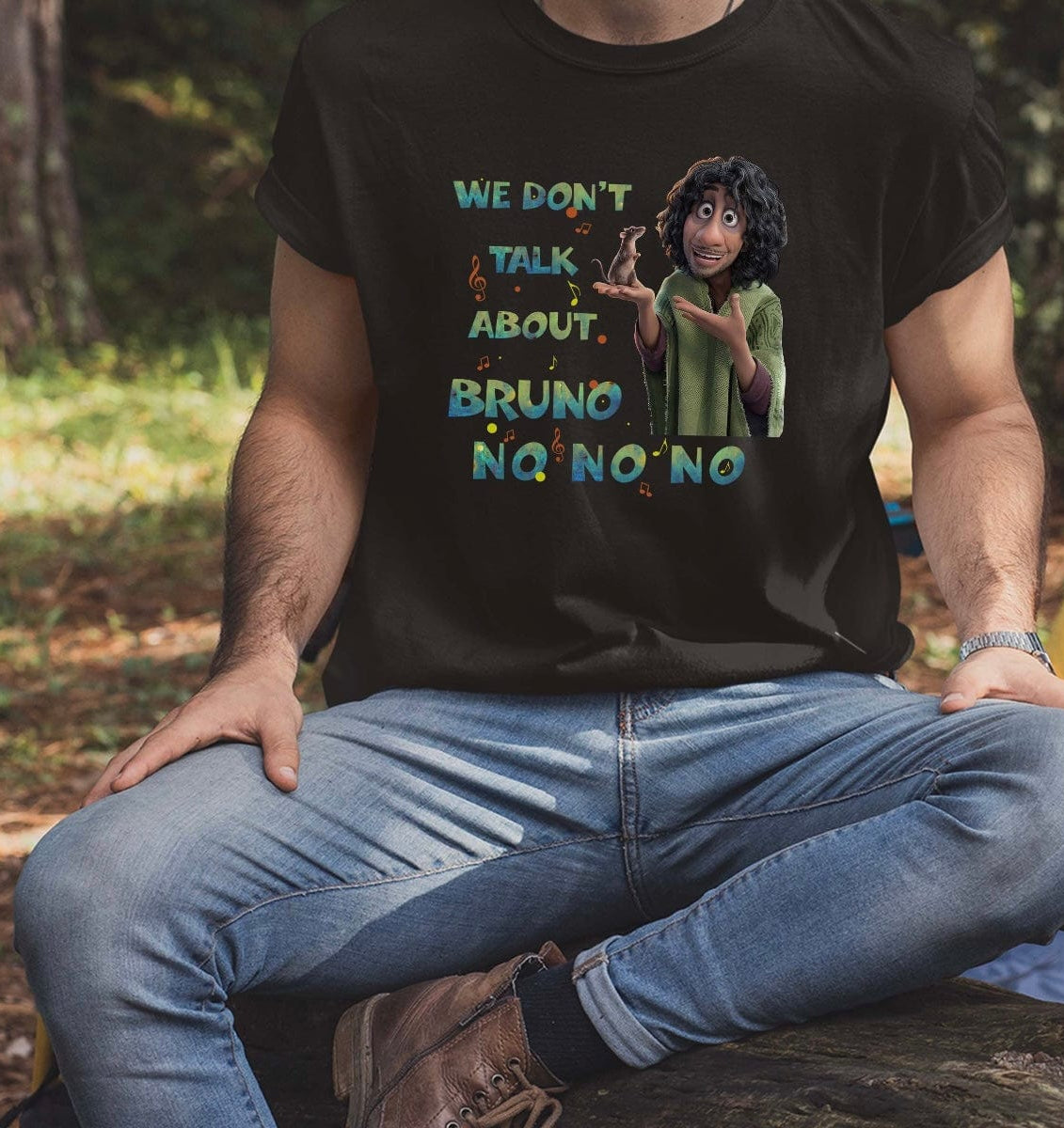We Don't Talk About Bruno Graphic T-Graphic T-Stay Foxy Boutique, Florissant, Missouri