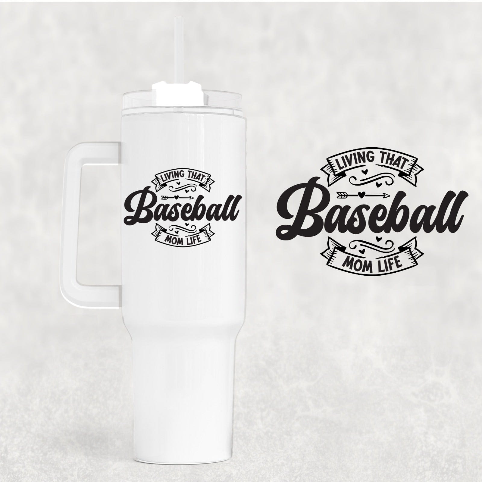 Baseball 40 oz Tumbler-Stay Foxy Boutique, Florissant, Missouri