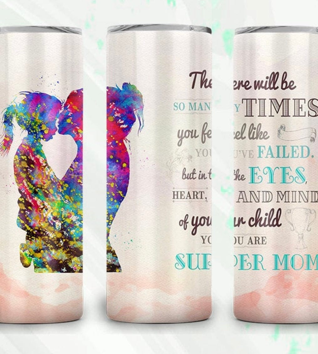 There Will Be Times (girl mom)Tumbler-Drinkware-Stay Foxy Boutique, Florissant, Missouri
