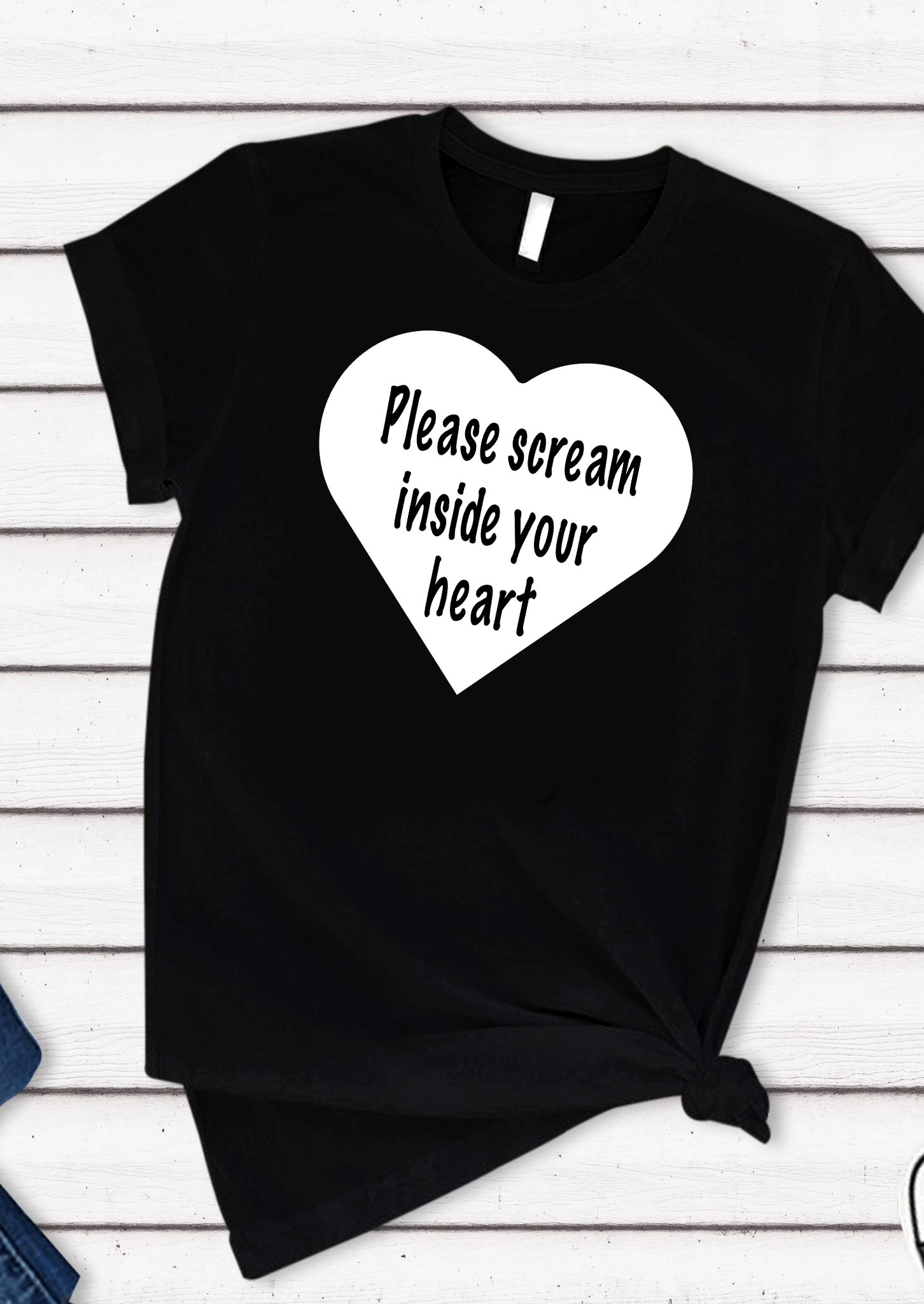 Scream Inside Graphic T-Graphic T-Stay Foxy Boutique, Florissant, Missouri