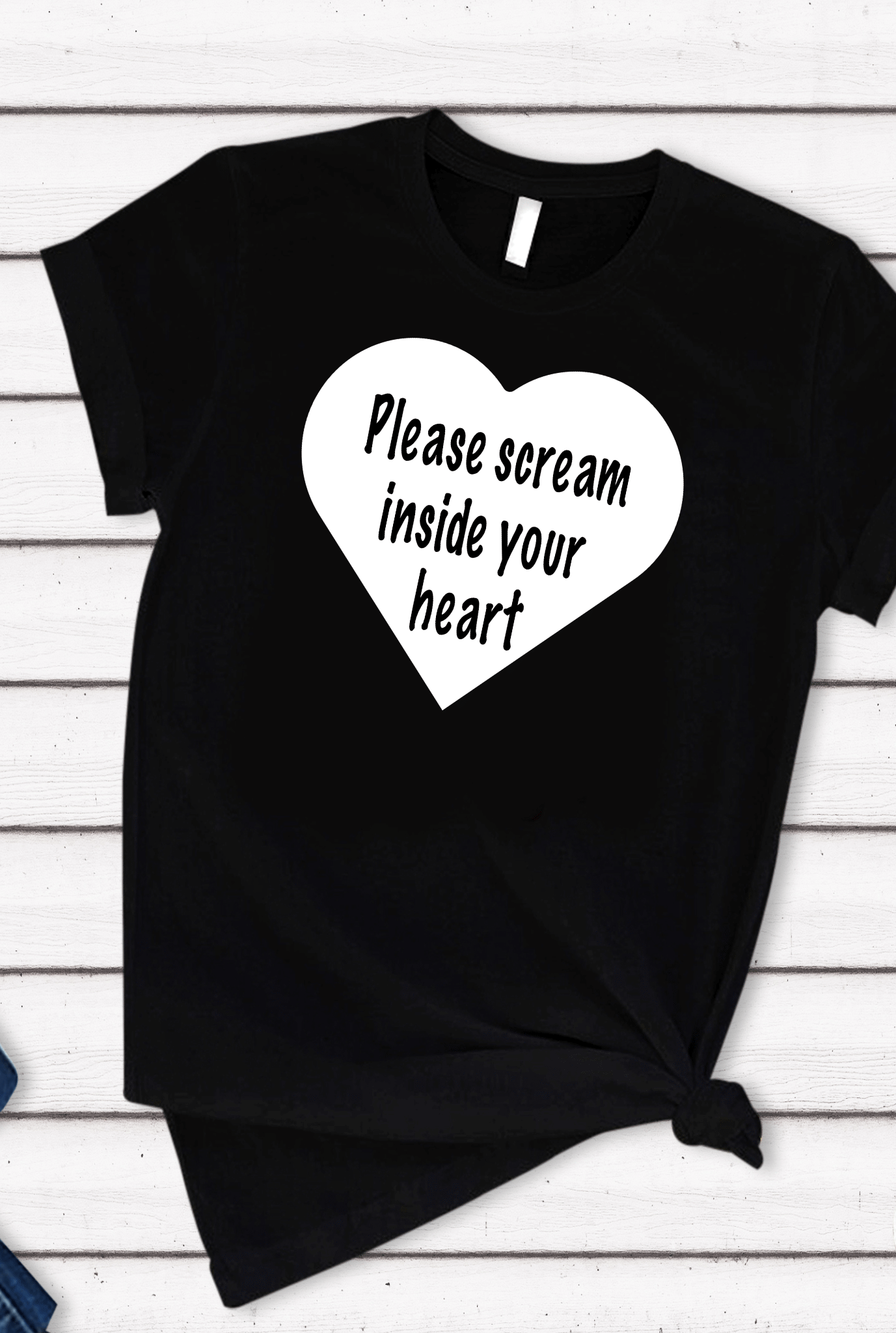 Scream Inside Graphic T-Graphic T-Stay Foxy Boutique, Florissant, Missouri