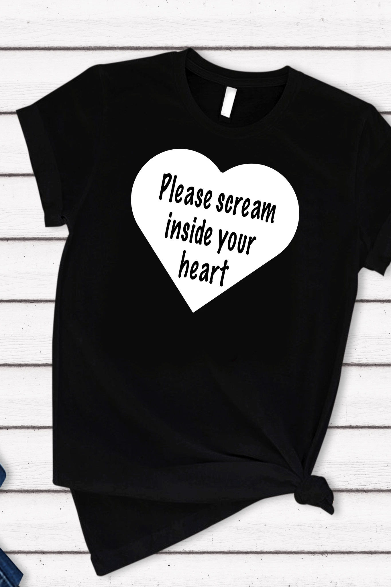 Scream Inside Graphic T-Graphic T-Stay Foxy Boutique, Florissant, Missouri