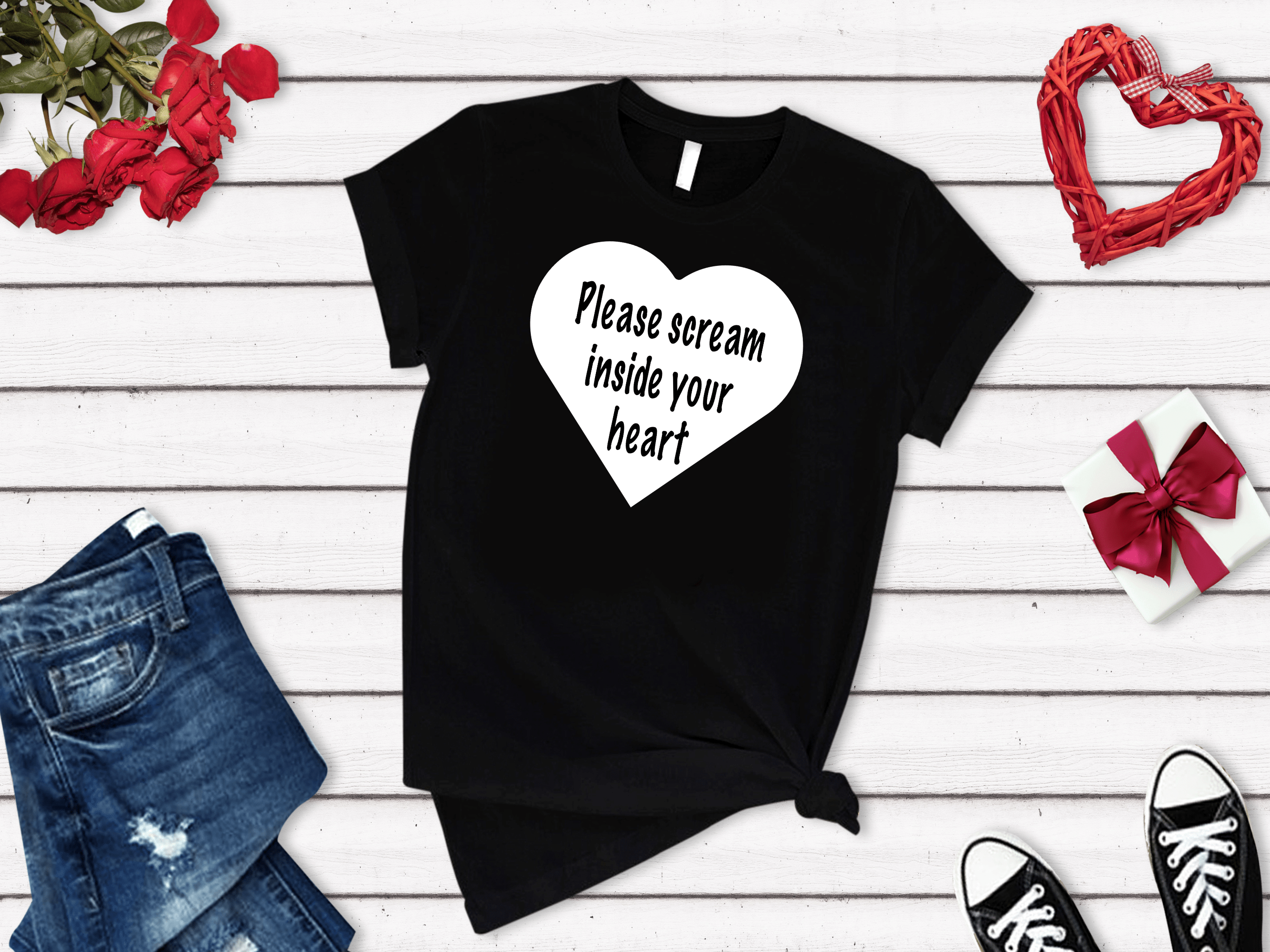 Scream Inside Graphic T-Graphic T-Stay Foxy Boutique, Florissant, Missouri
