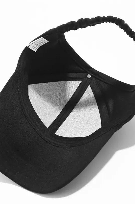 Backless Hat for Full Hair with Elastic back-Hat-Stay Foxy Boutique, Florissant, Missouri