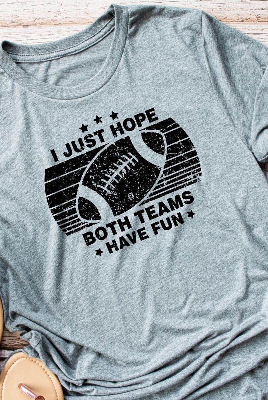 I Hope Both Teams Have Fun Graphic T #301-Graphic T-Stay Foxy Boutique, Florissant, Missouri
