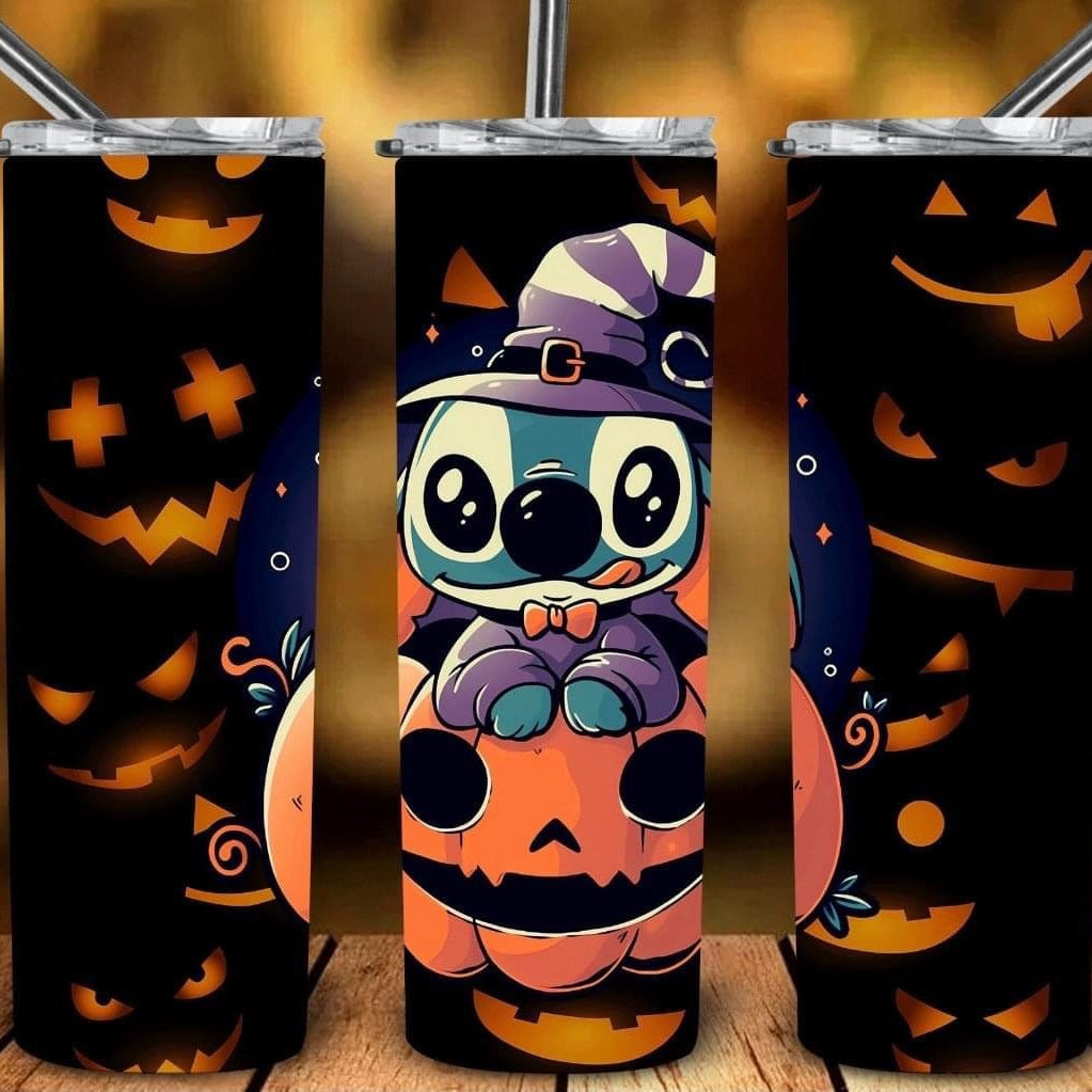 Happy Pumpkin Tumbler-Drinkware-Stay Foxy Boutique, Florissant, Missouri