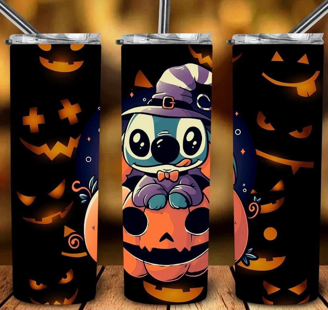 Happy Pumpkin Tumbler-Drinkware-Stay Foxy Boutique, Florissant, Missouri
