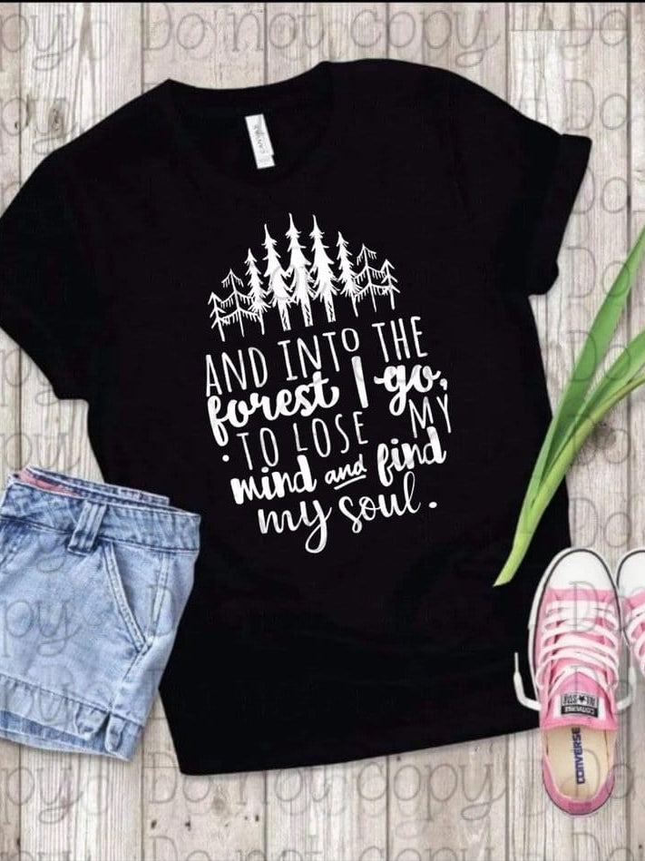 Into the Forest Graphic T #196-Graphic T-Stay Foxy Boutique, Florissant, Missouri