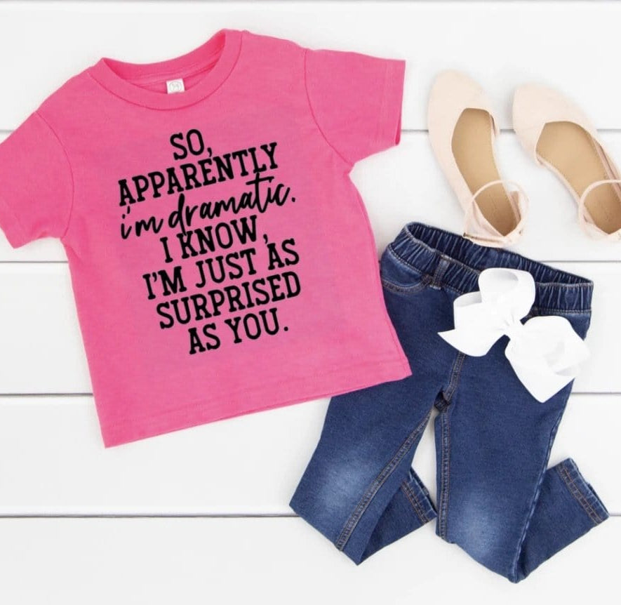 I'm Dramatic Toddler and Kid Graphic T-Graphic T-Stay Foxy Boutique, Florissant, Missouri