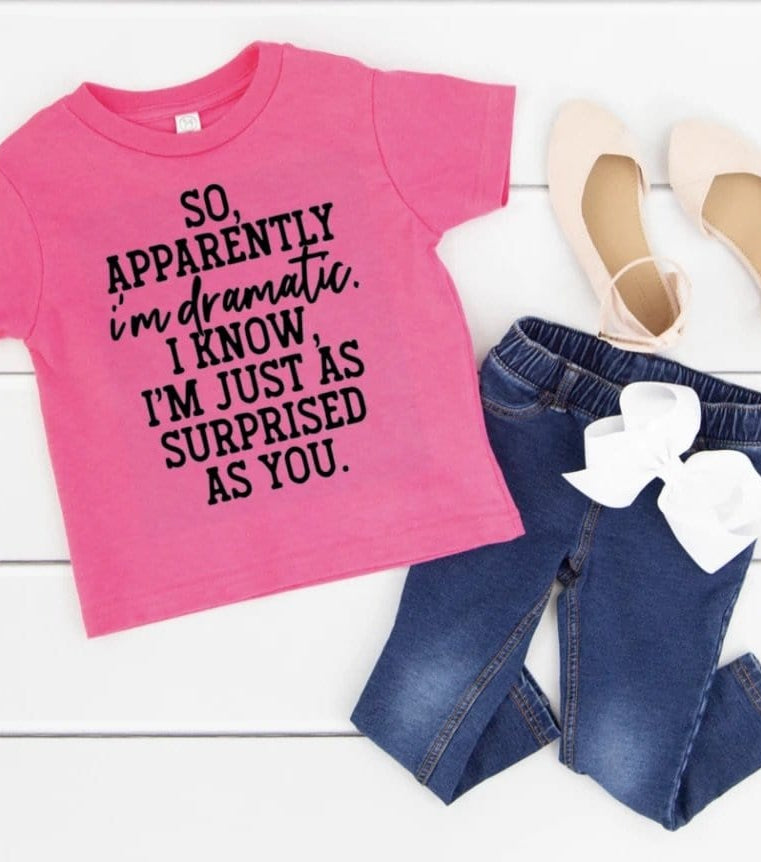 I'm Dramatic Toddler and Kid Graphic T-Graphic T-Stay Foxy Boutique, Florissant, Missouri