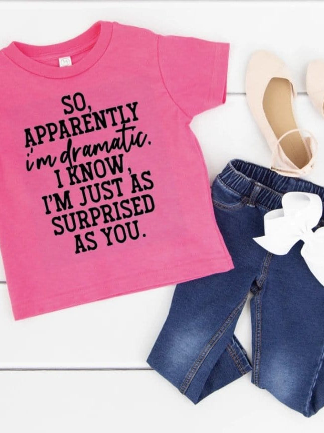 I'm Dramatic Toddler and Kid Graphic T-Graphic T-Stay Foxy Boutique, Florissant, Missouri