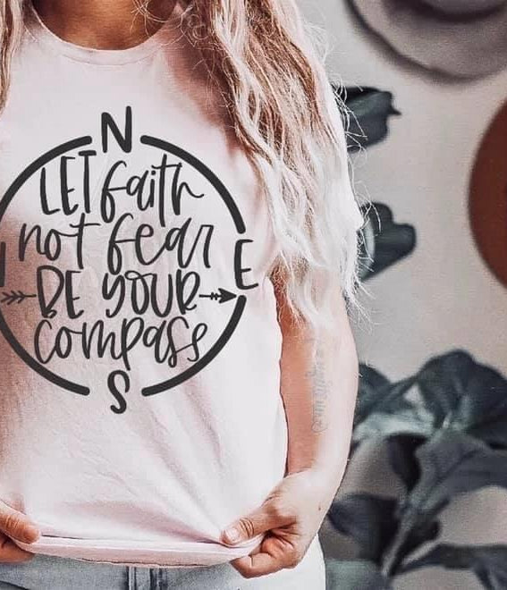 Let Faith Not Fear Graphic T #172-Graphic T-Stay Foxy Boutique, Florissant, Missouri