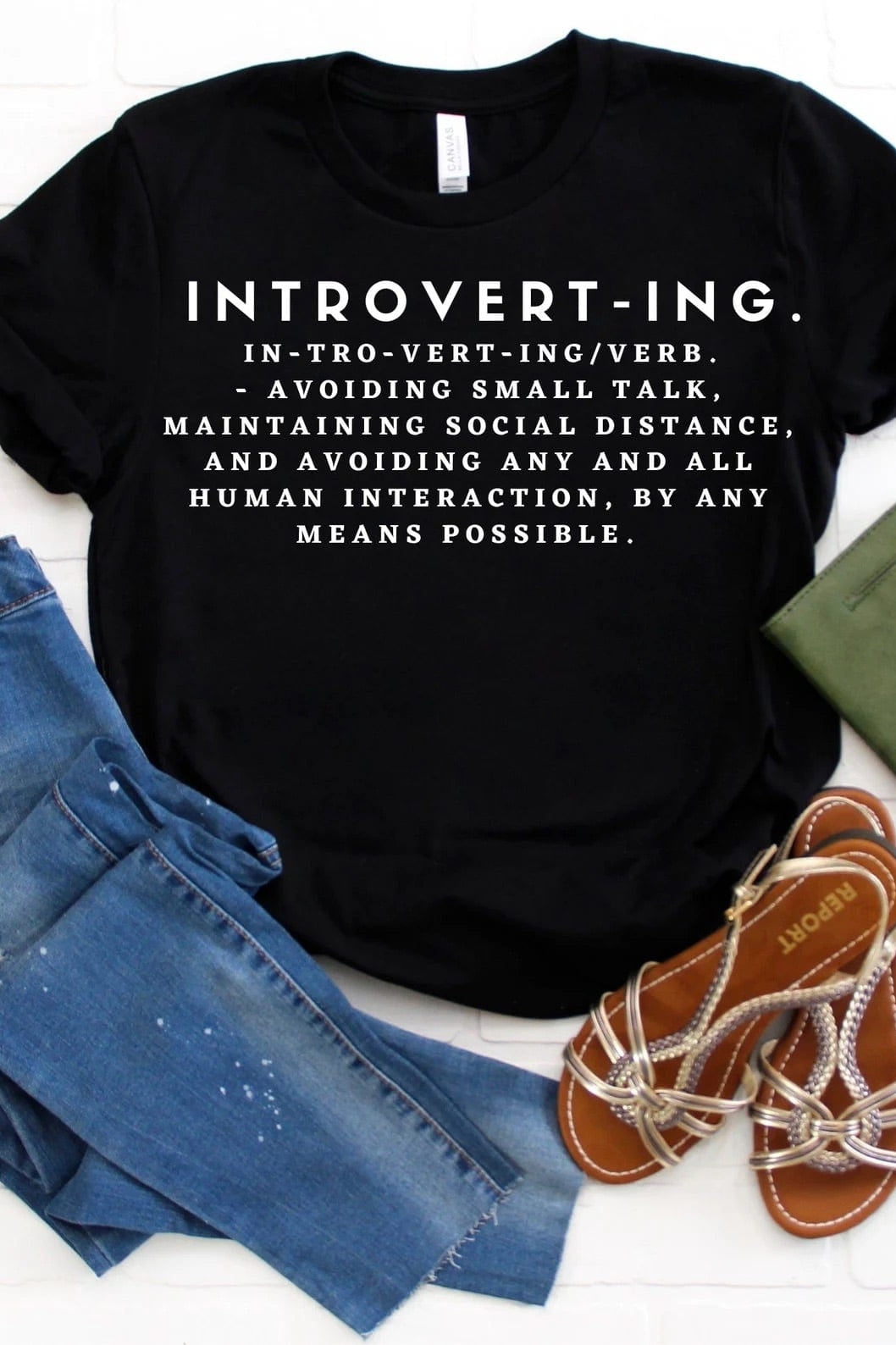 Introverting Graphic T-Graphic T-Stay Foxy Boutique, Florissant, Missouri
