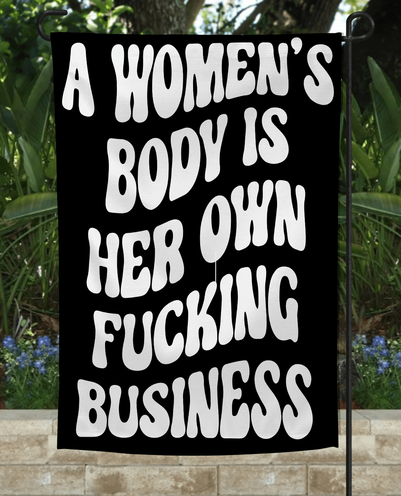 A Women’s Body Garden Flag-Stay Foxy Boutique, Florissant, Missouri