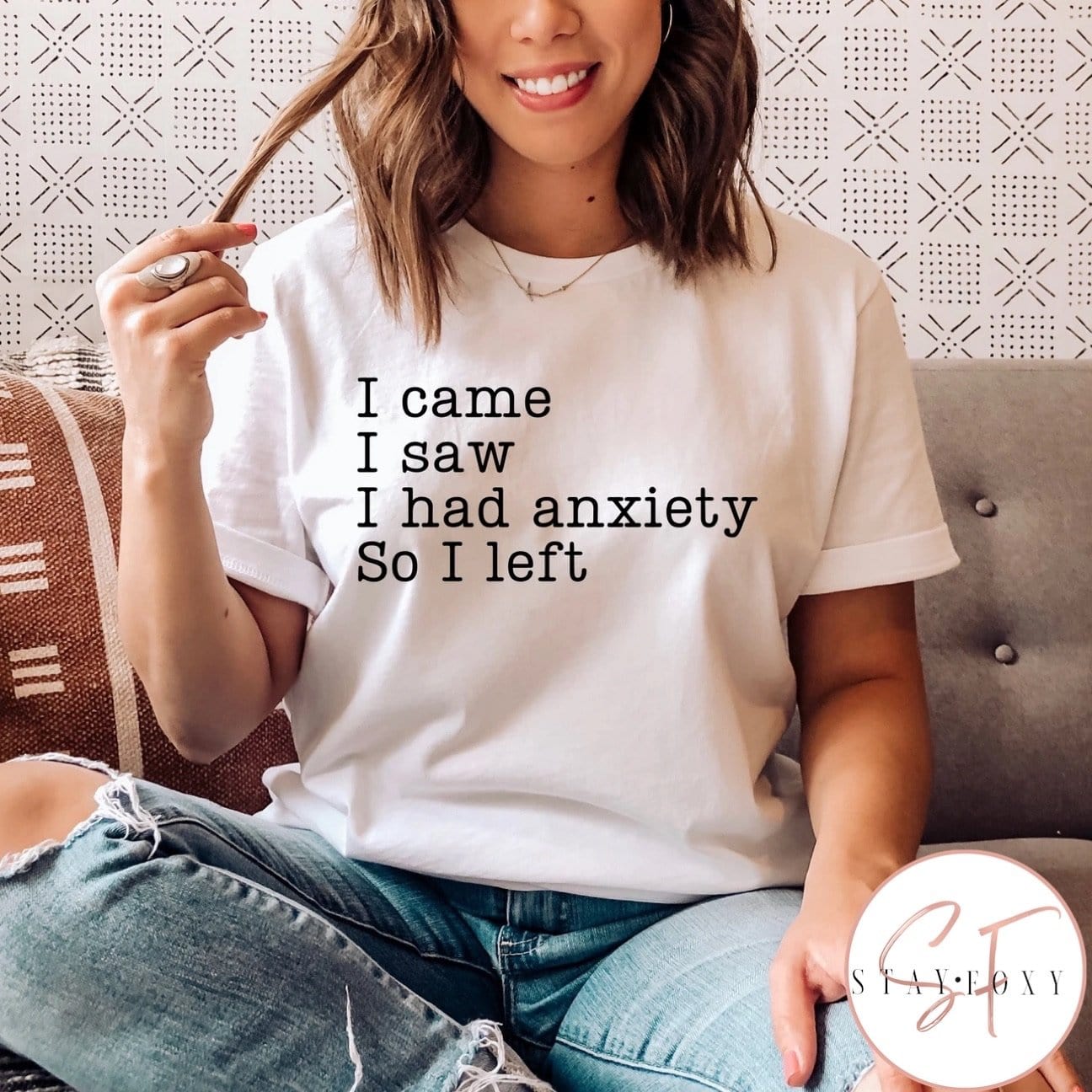 I Came, I Saw Graphic T #116-Graphic T-Stay Foxy Boutique, Florissant, Missouri