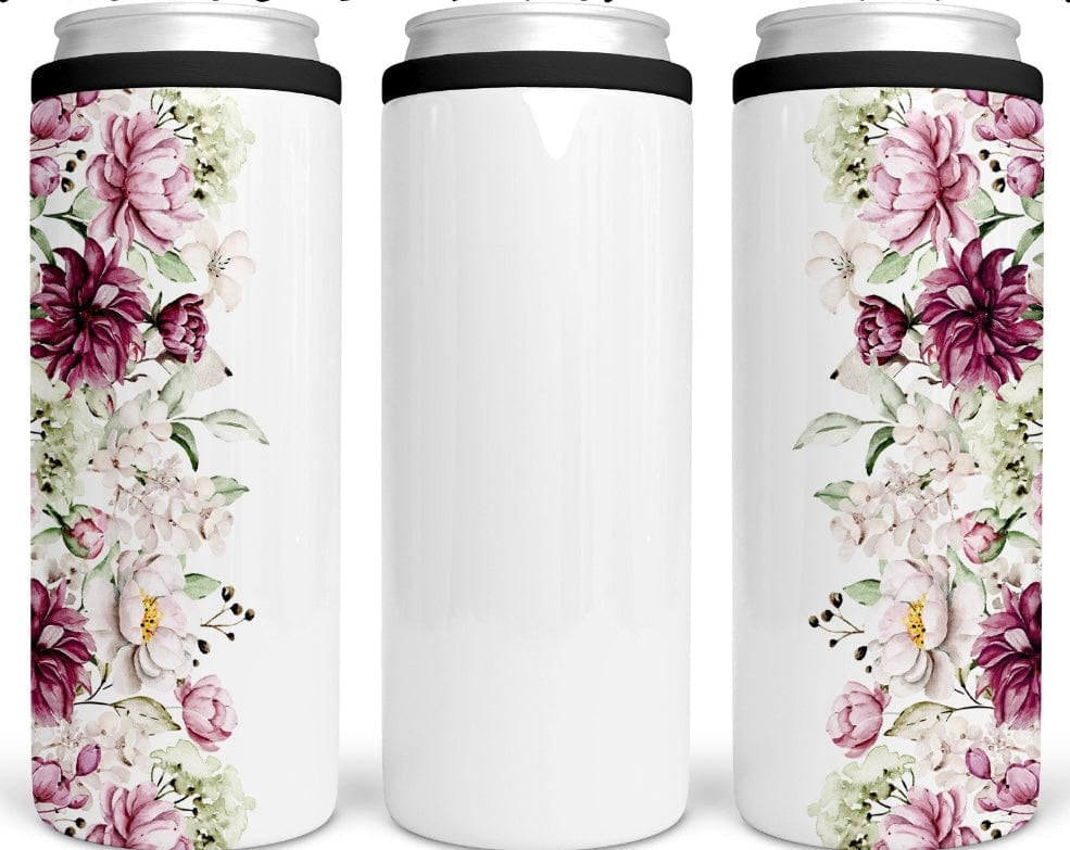 Floral CAN COOLER (can Add Name)-Stay Foxy Boutique, Florissant, Missouri