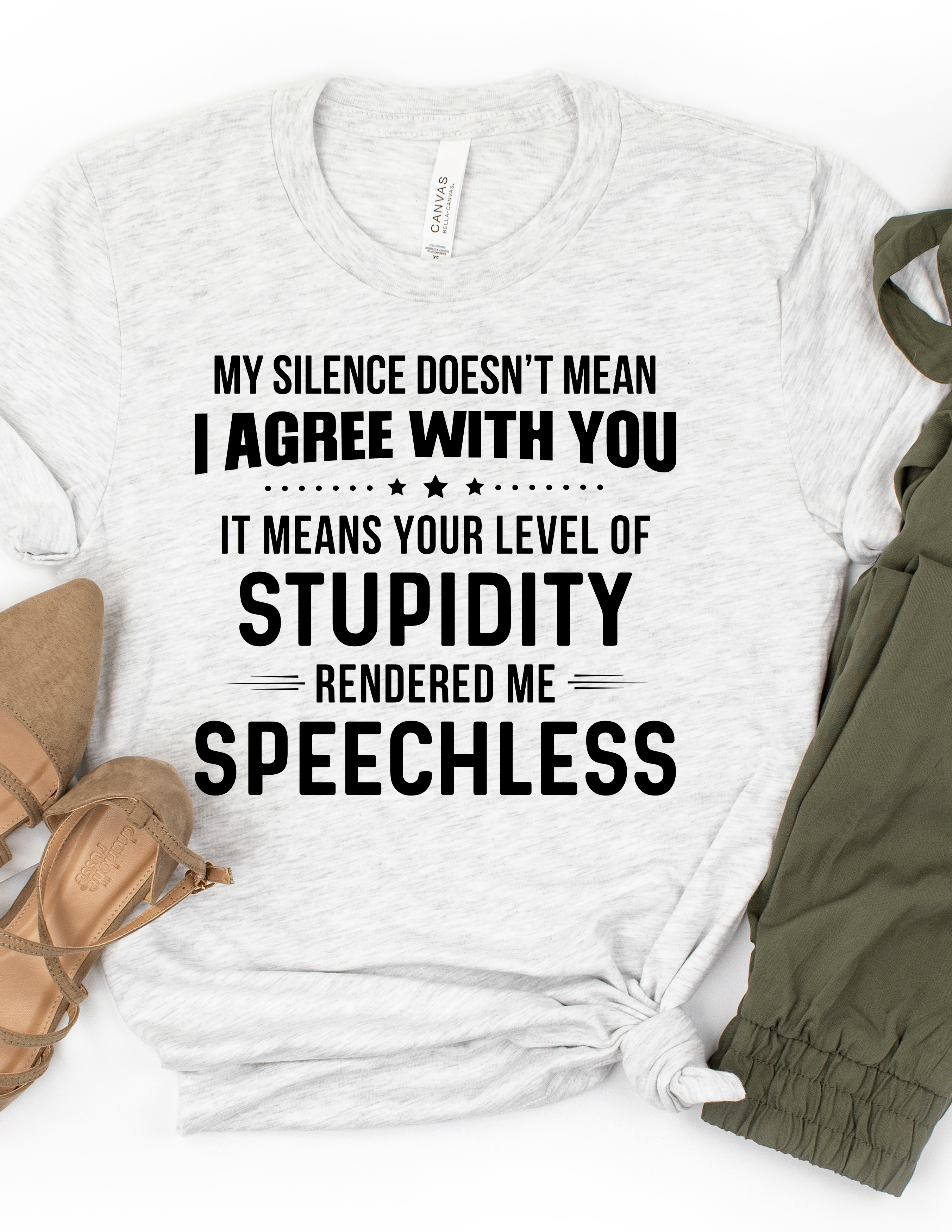 My Silence Graphic T-Graphic T-Stay Foxy Boutique, Florissant, Missouri