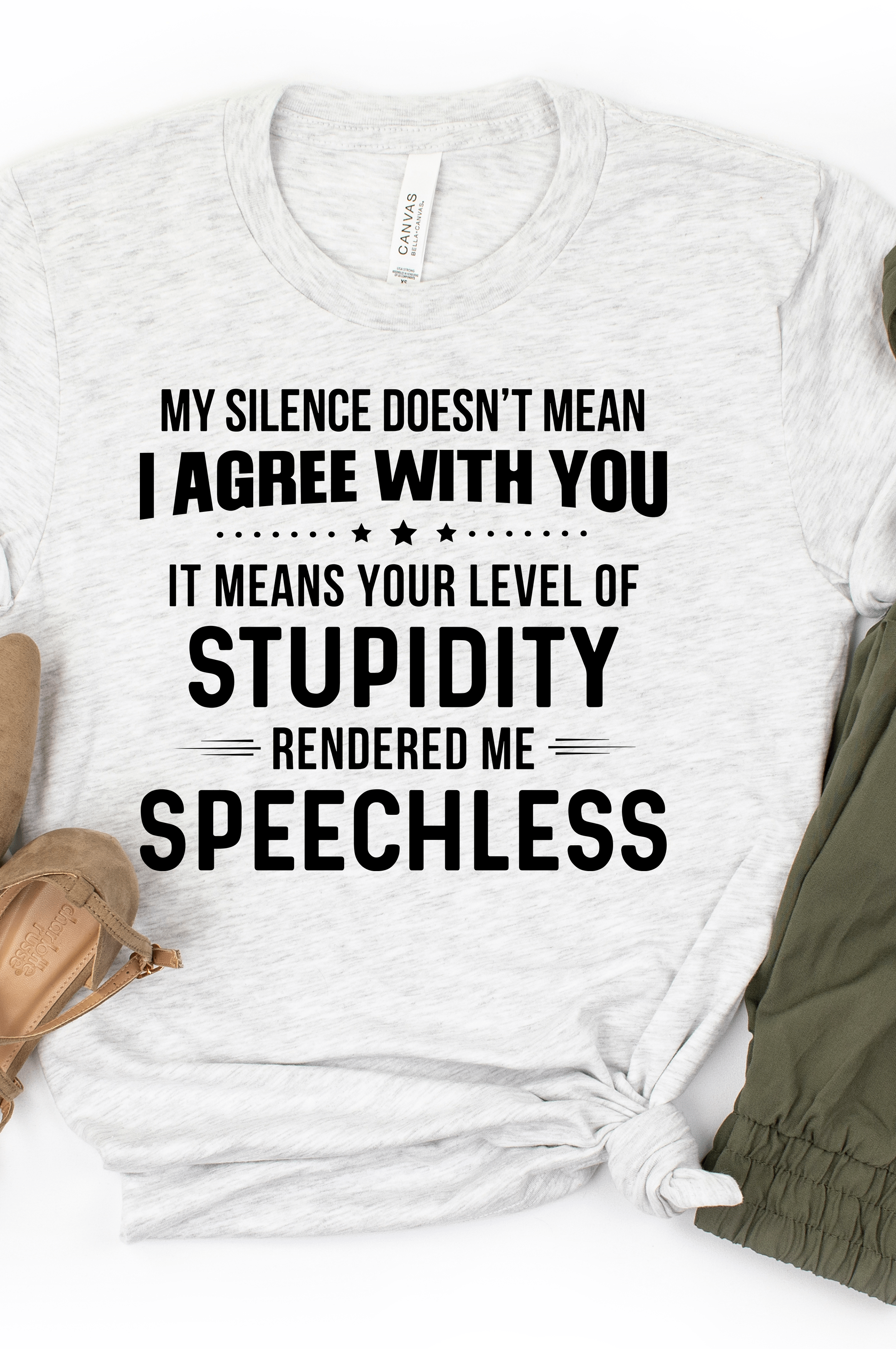 My Silence Graphic T-Graphic T-Stay Foxy Boutique, Florissant, Missouri