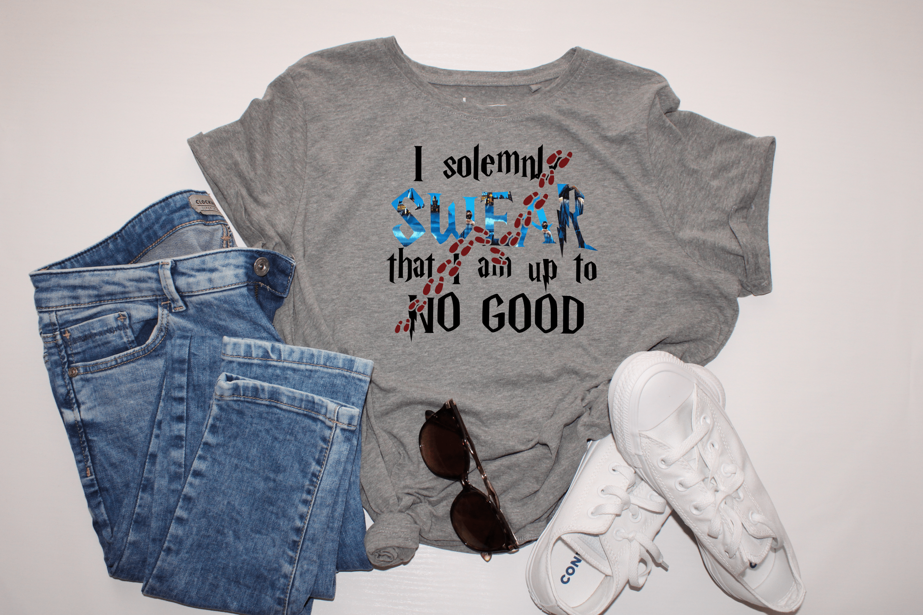 I Swear Graphic T-Graphic T-Stay Foxy Boutique, Florissant, Missouri