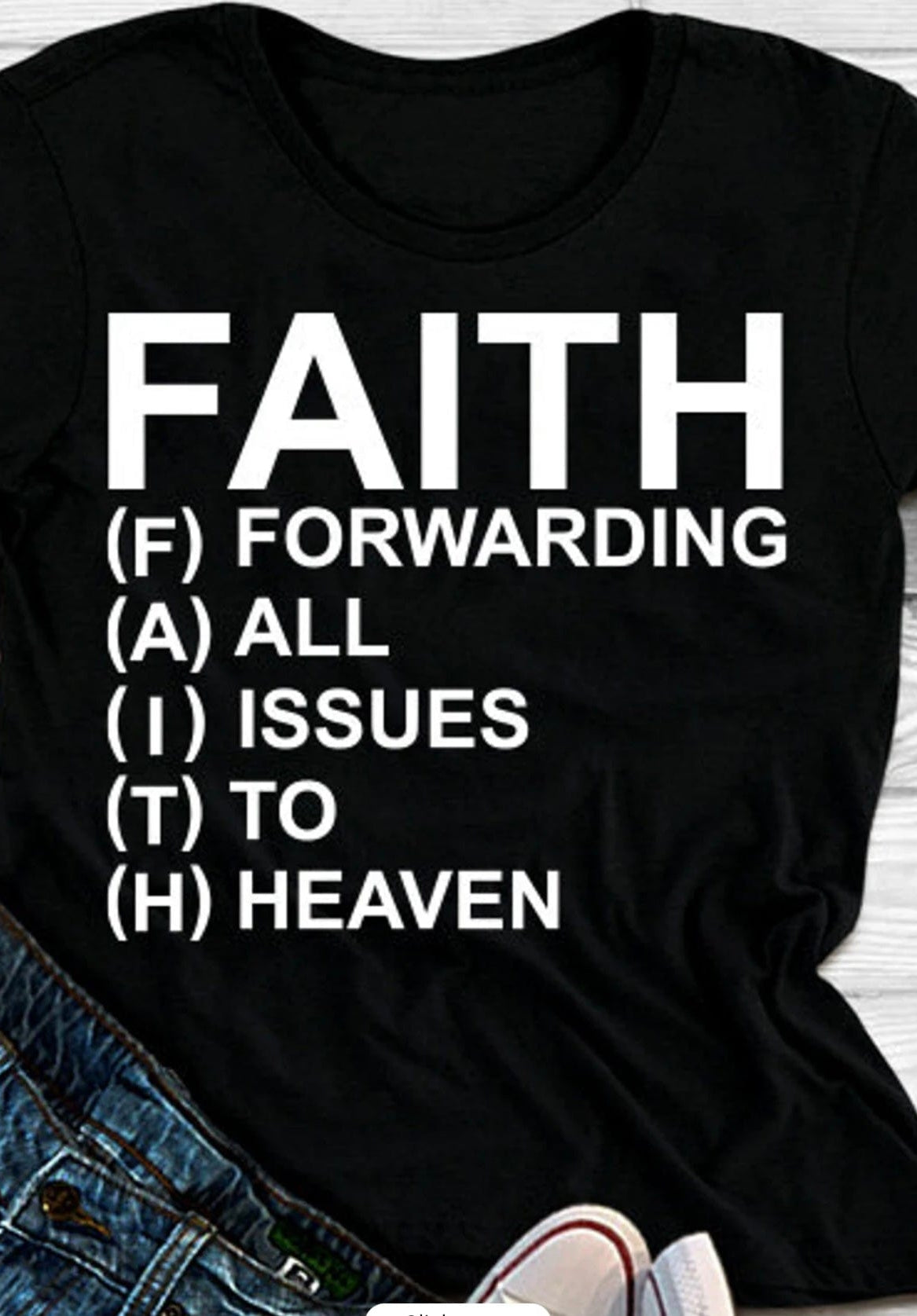 Faith Graphic T-Graphic T-Stay Foxy Boutique, Florissant, Missouri