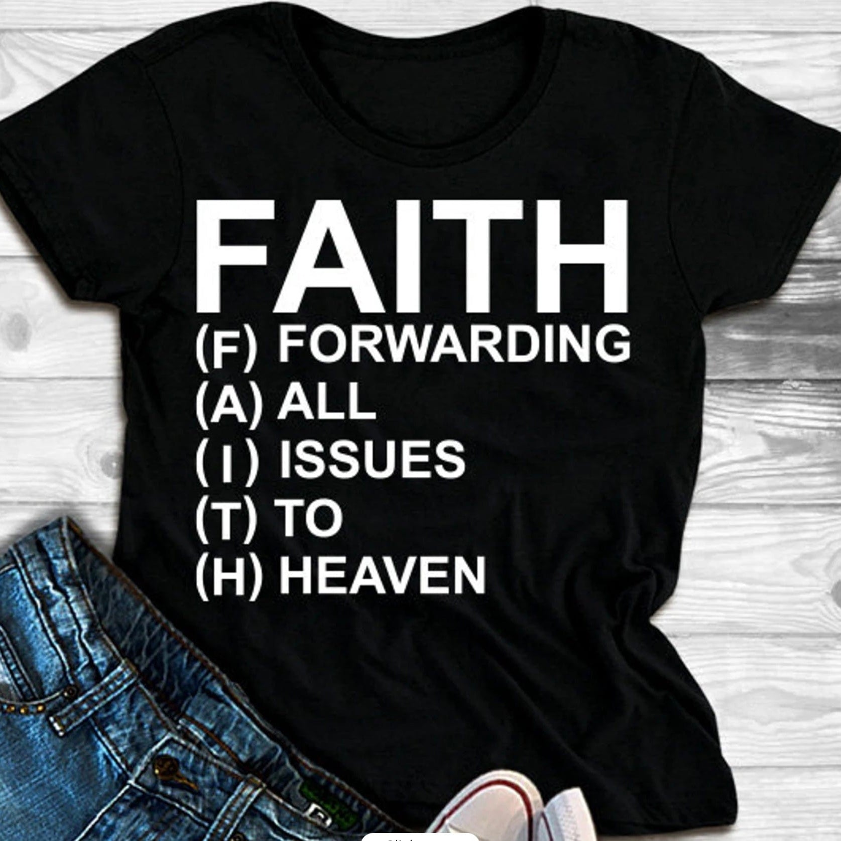 Faith Graphic T-Graphic T-Stay Foxy Boutique, Florissant, Missouri