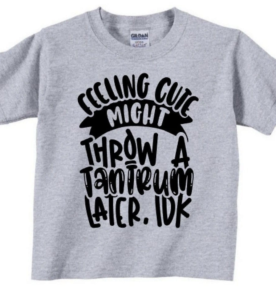 Feeling Cute Toddler and Kid Graphic T-Graphic T-Stay Foxy Boutique, Florissant, Missouri