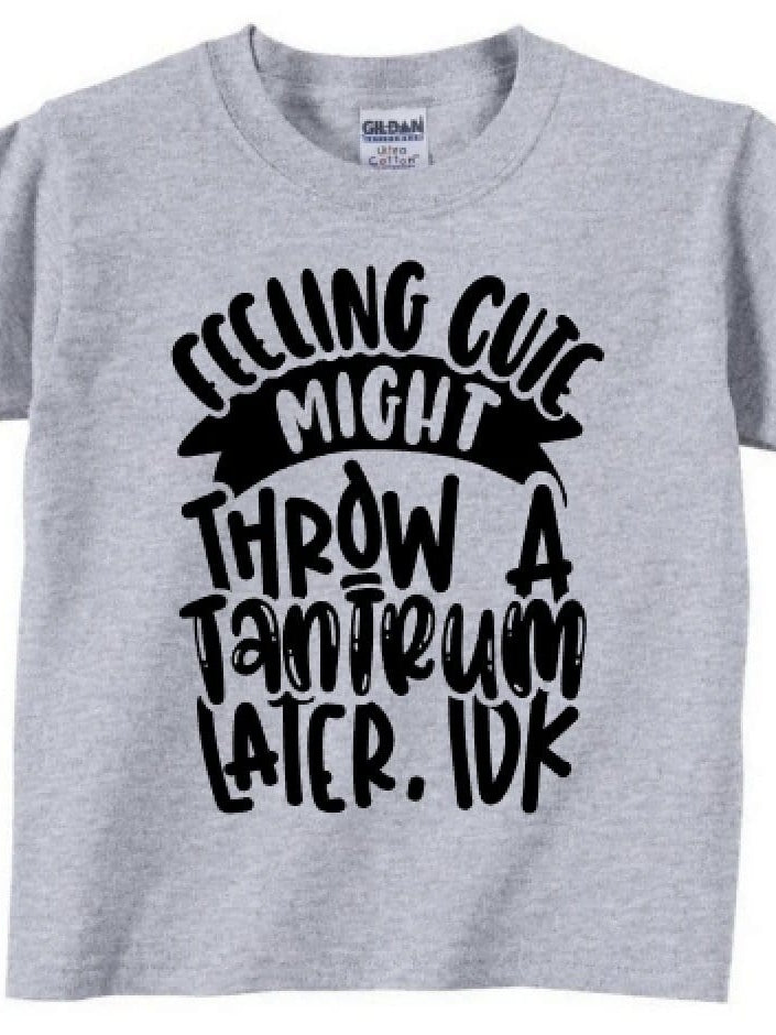 Feeling Cute Toddler and Kid Graphic T-Graphic T-Stay Foxy Boutique, Florissant, Missouri