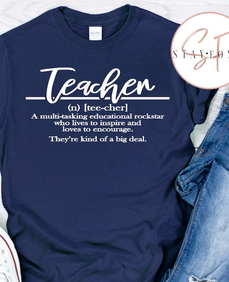 Teacher Graphic T-Graphic T-Stay Foxy Boutique, Florissant, Missouri