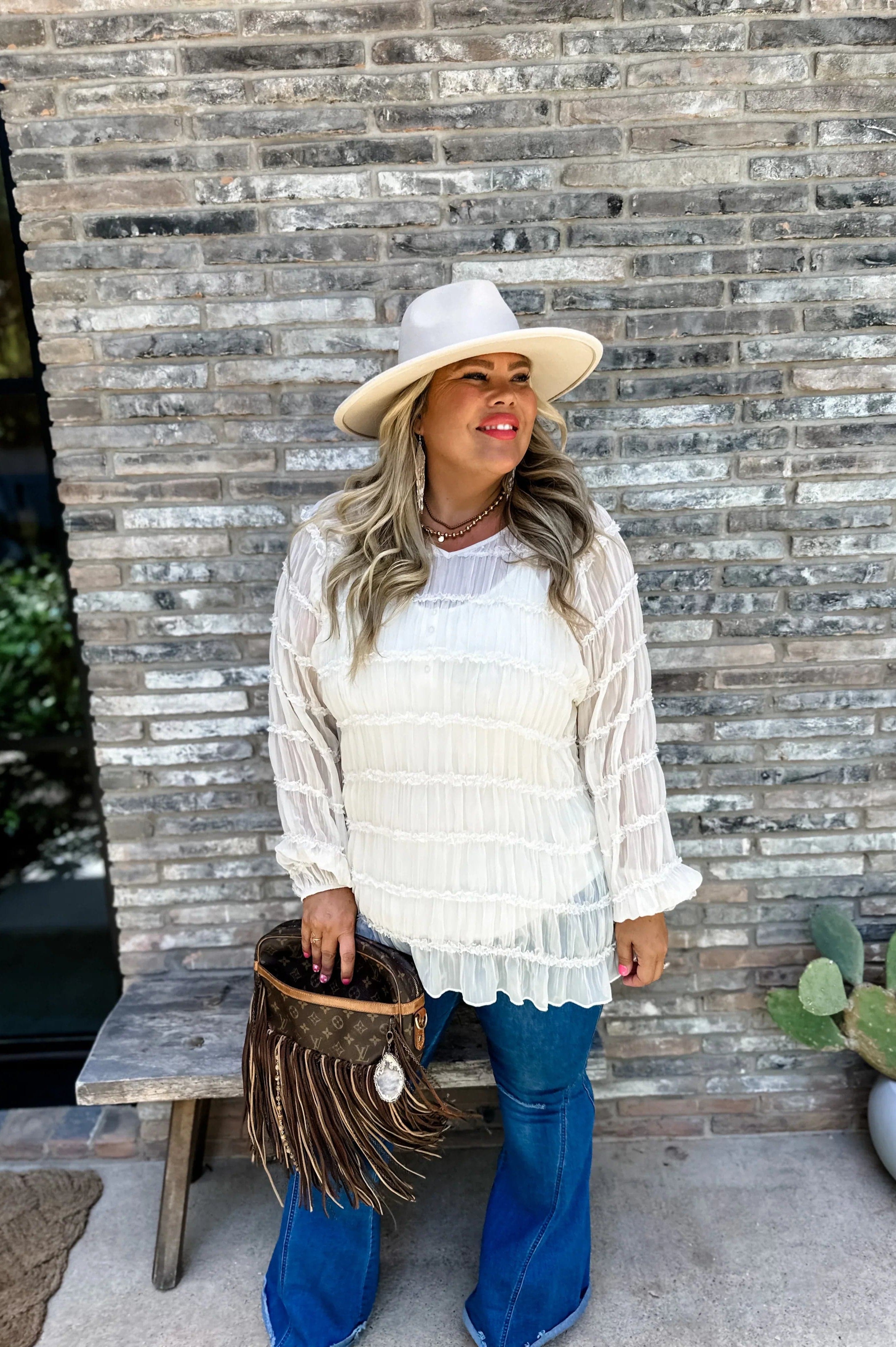 PREORDER: Amelia Top in Two Colors-Womens-Stay Foxy Boutique, Florissant, Missouri