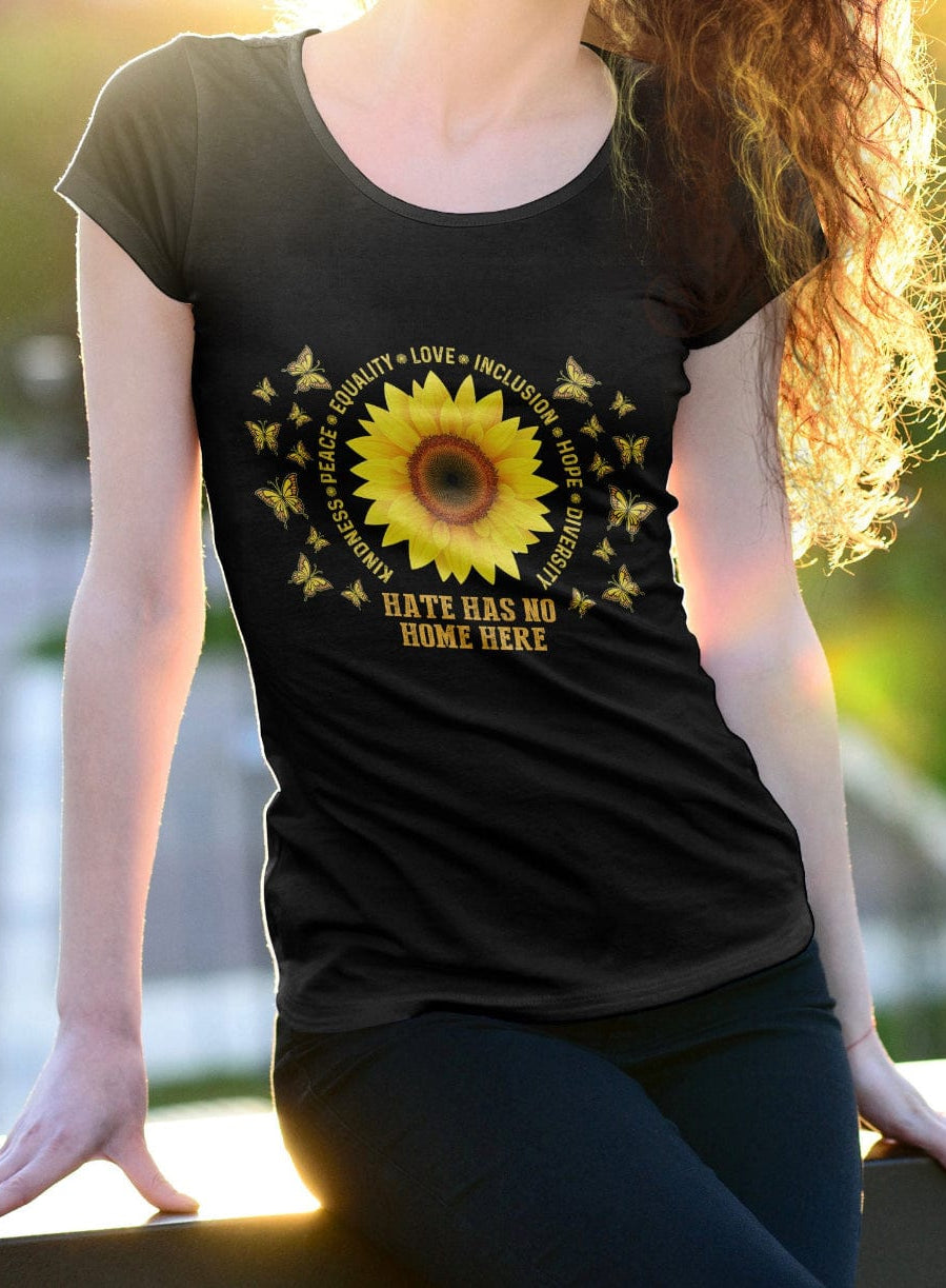 Hate Has No Home Graphic T-Graphic T-Stay Foxy Boutique, Florissant, Missouri