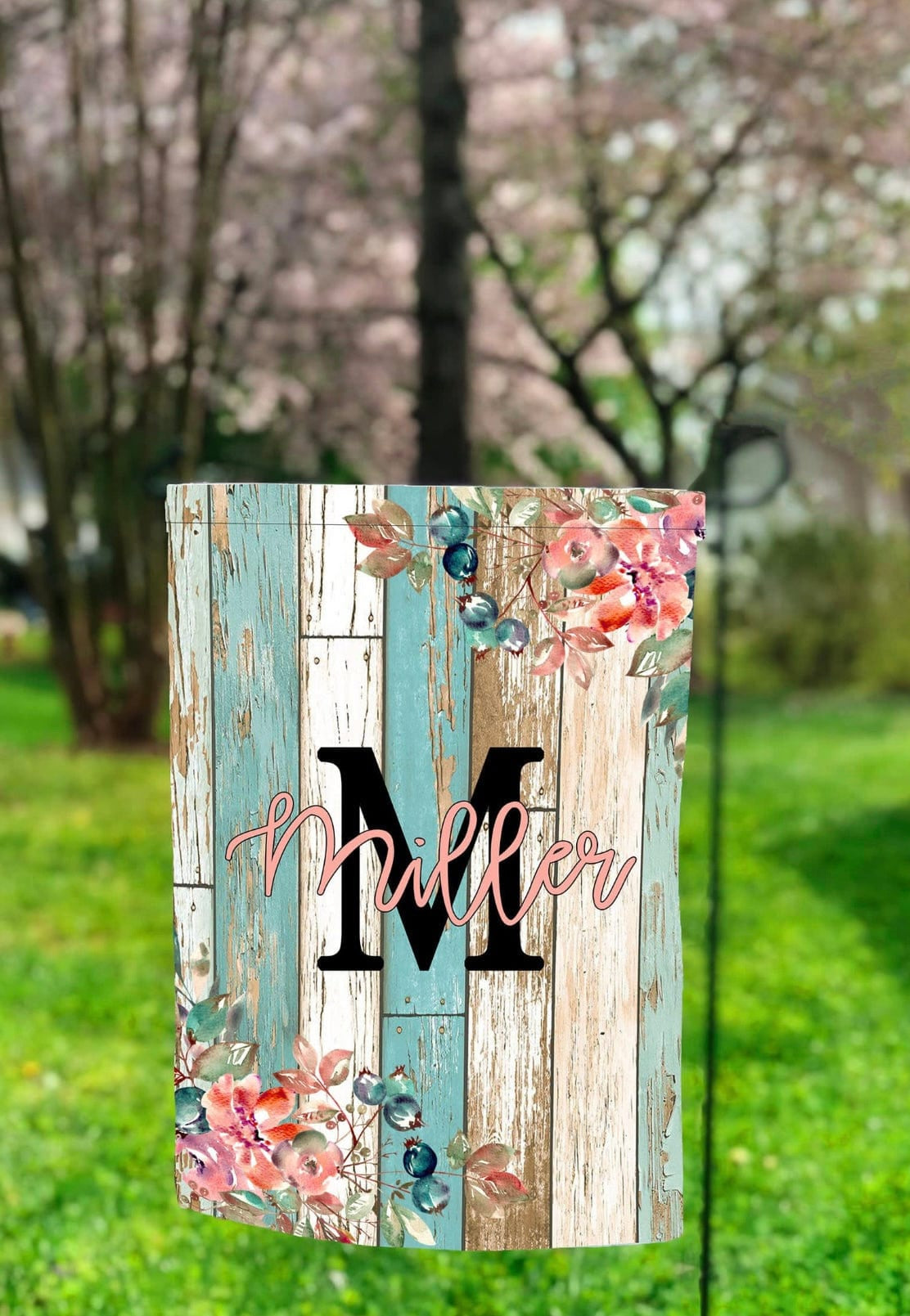 Focus On The Name Garden Flag *ADD A NAME*-Stay Foxy Boutique, Florissant, Missouri