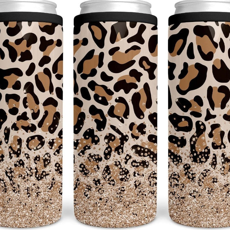 Leopard CAN COOLER-Stay Foxy Boutique, Florissant, Missouri