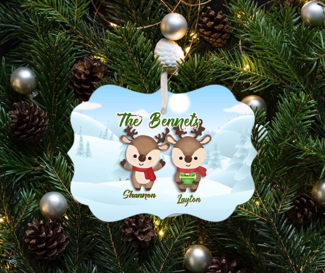Reindeer Family Ornament-Stay Foxy Boutique, Florissant, Missouri