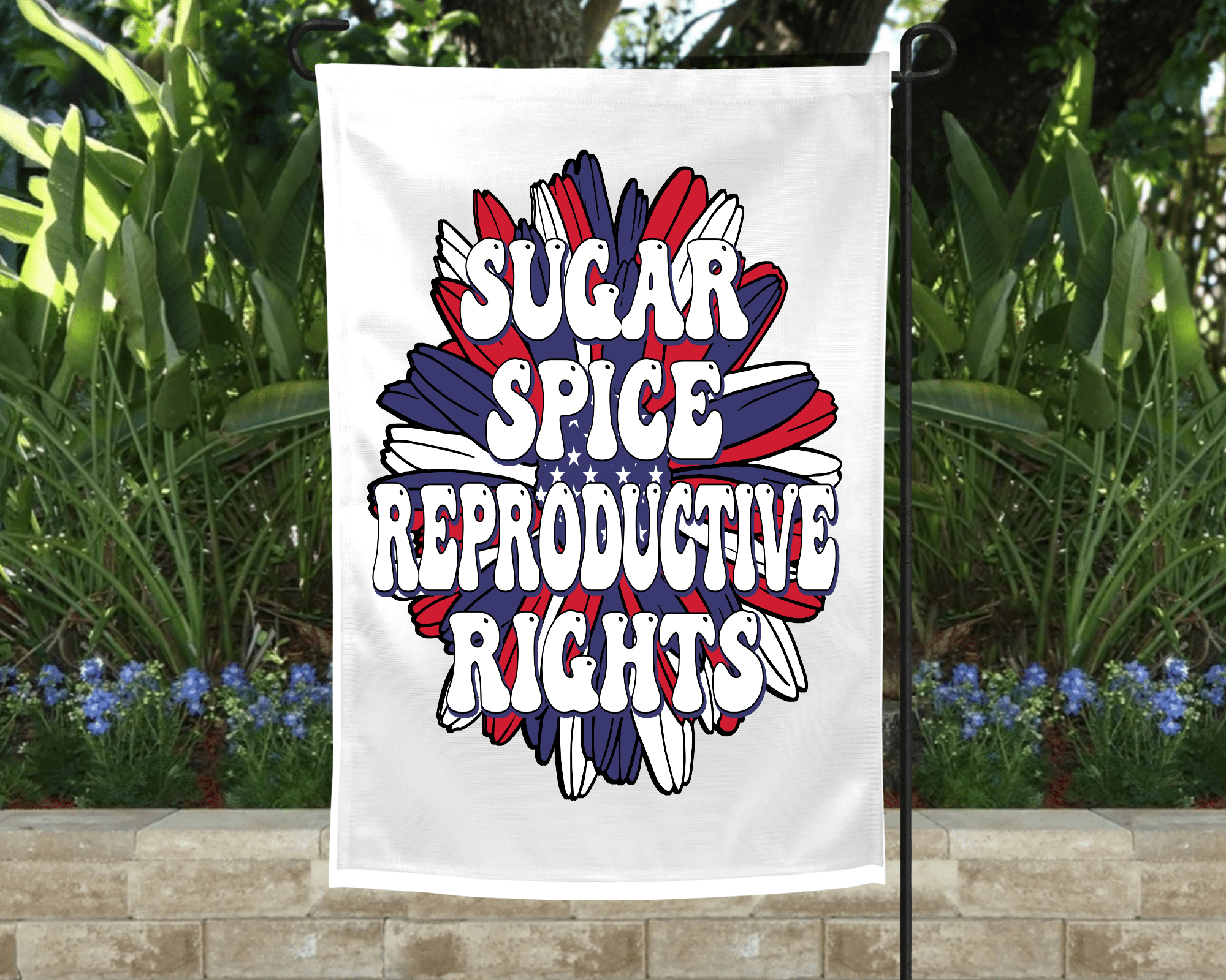 Sugar Spice Garden Flag-Stay Foxy Boutique, Florissant, Missouri