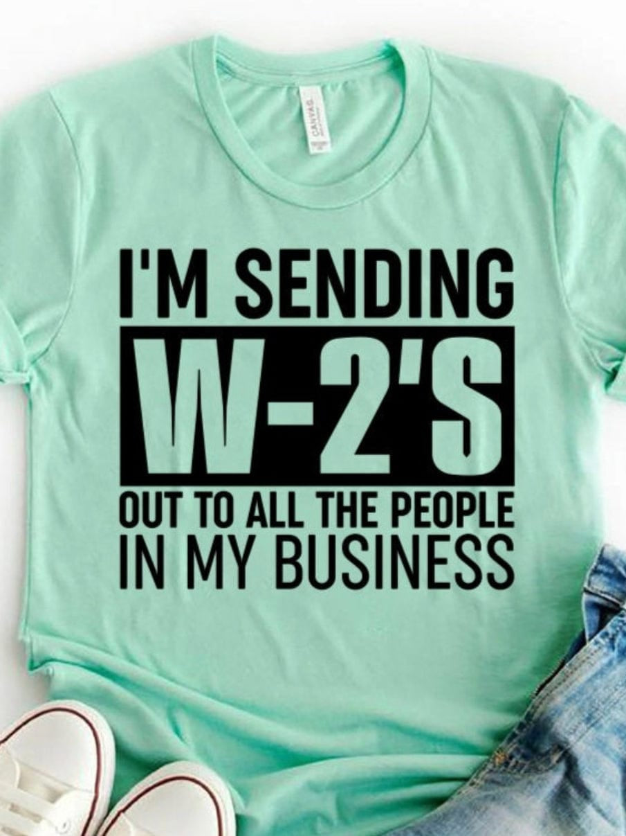 W-2 Graphic T-Graphic T-Stay Foxy Boutique, Florissant, Missouri