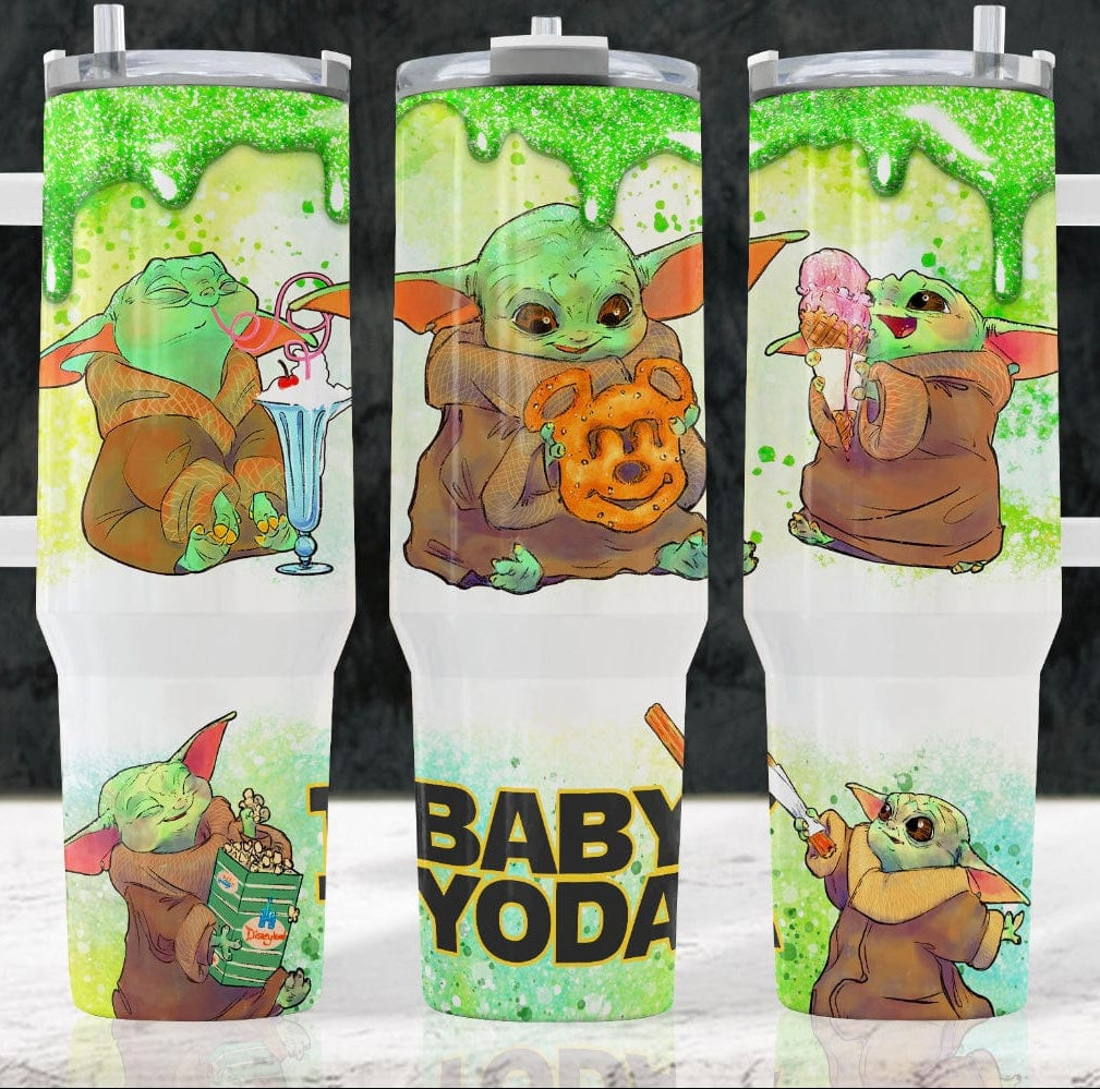 Baby Green Guy 40 oz Tumbler-Stay Foxy Boutique, Florissant, Missouri