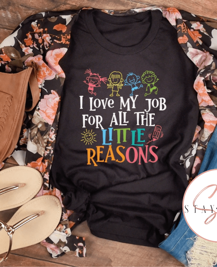 I Love My Job Graphic T-Graphic T-Stay Foxy Boutique, Florissant, Missouri