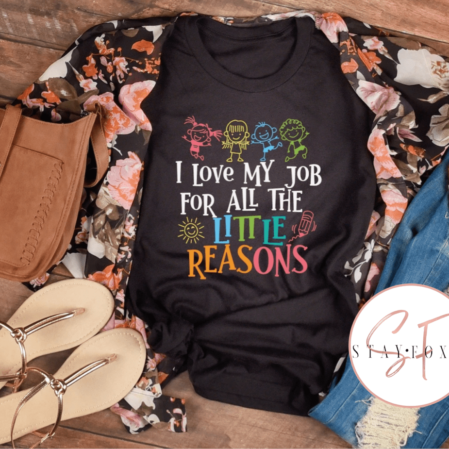I Love My Job Graphic T-Graphic T-Stay Foxy Boutique, Florissant, Missouri