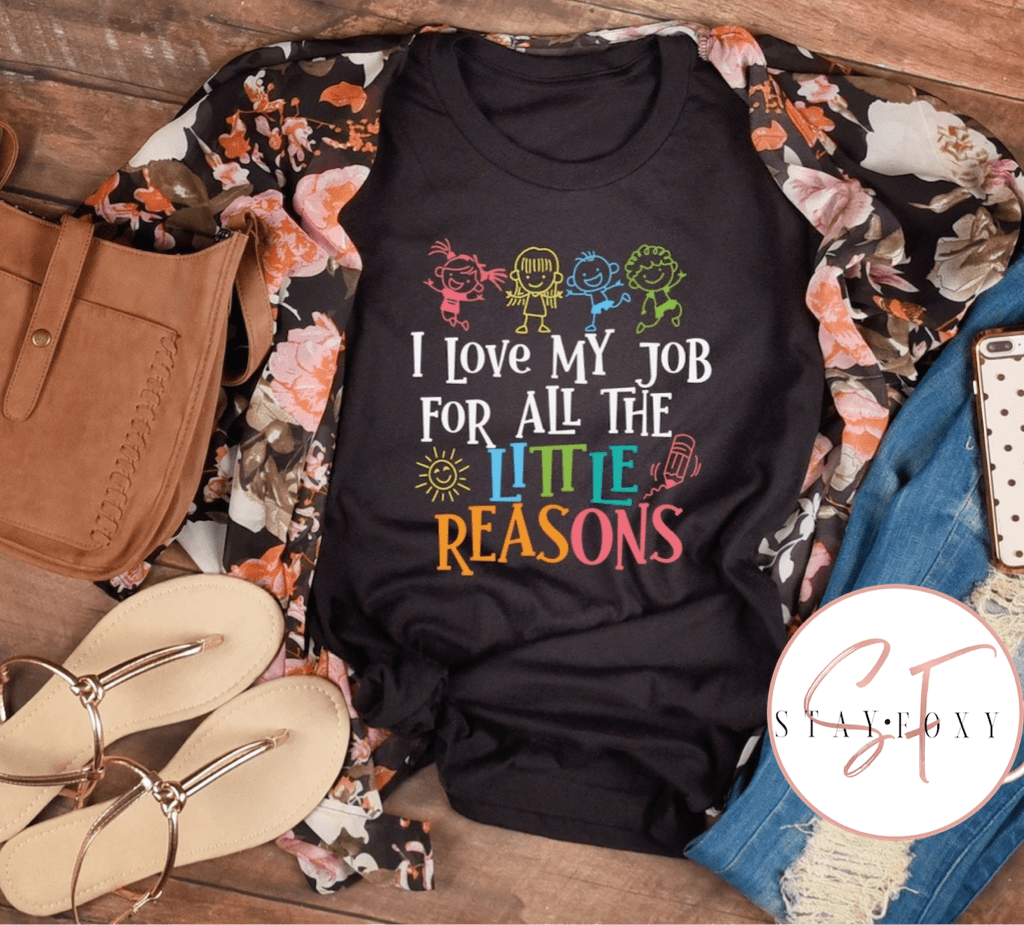 I Love My Job Graphic T-Graphic T-Stay Foxy Boutique, Florissant, Missouri