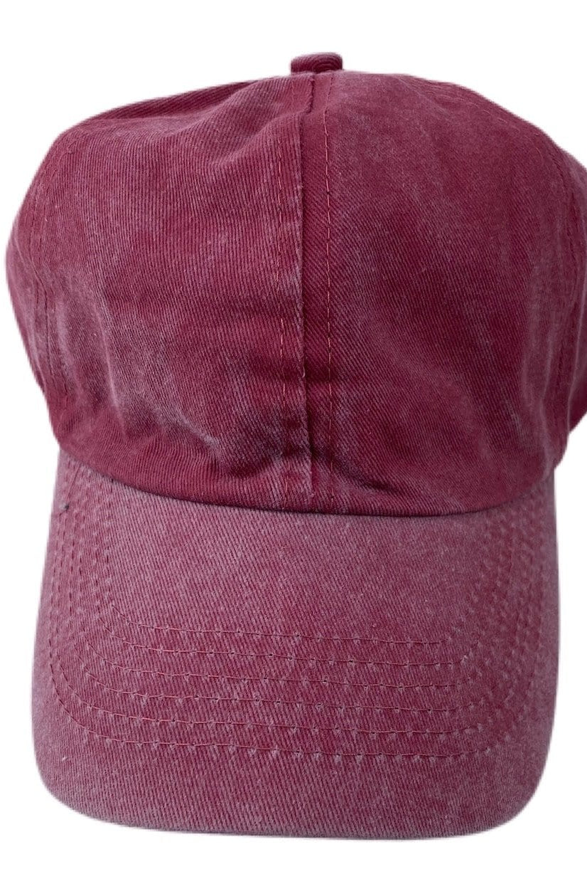 Distressed Backless Hat for Full Hair with Adjustable back-Hat-Stay Foxy Boutique, Florissant, Missouri