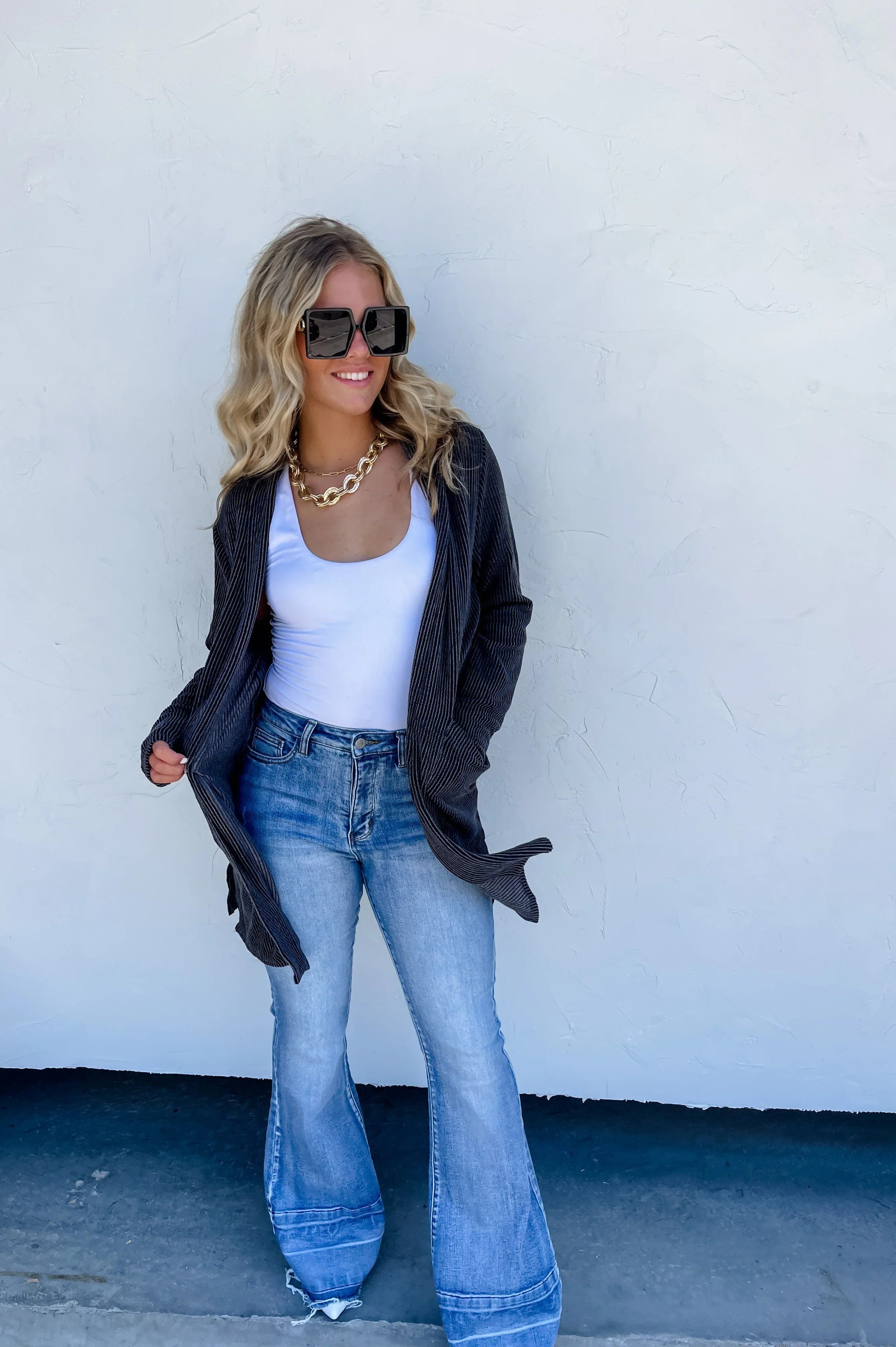 PREORDER: Winter Reese Ribbed Cardigan in Four Colors-Womens-Stay Foxy Boutique, Florissant, Missouri