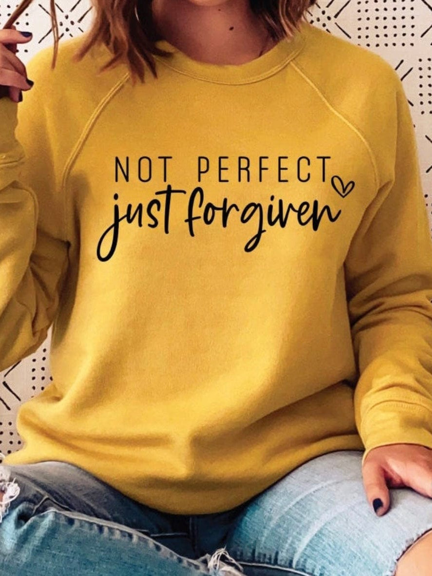 Not Perfect Graphic T-Graphic Tee-Stay Foxy Boutique, Florissant, Missouri